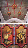 plafond de la cahpelle des Ursulines